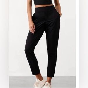 Athleta Brooklyn Mid Rise Black Pant Style 54023 Size 6 Tall Versatile & Comfy